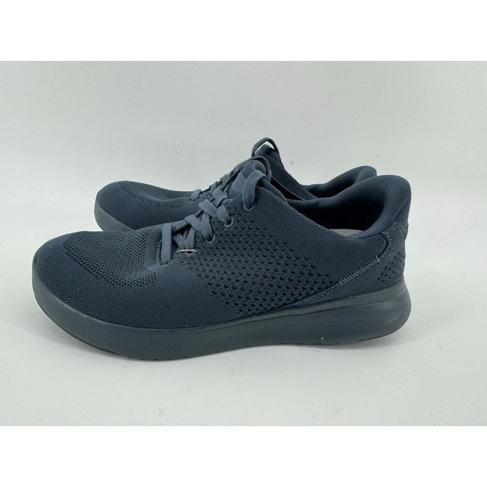 Kizik Lima Handsfree Knit Athletic Shoes Comfort Blue Mens 6.5 X Wide W 8 X Wide